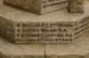 Broadhembury - Cross, WW1 names detail.