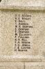 Hatherleigh - Cross, WW1 names