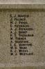Hatherleigh - Cross, WW1 names