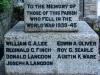 St Neot - WW2 names