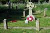 Celtic Cross in a garden of rememberance