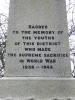 WW2 Dedication
