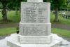 Brandon District War Memorial - Dedication - WW1 Names (1) - WW2 Names (1)