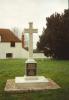 Small cross in churchyard of St Peter and St Paul church