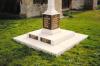 Small cross in churchyard of St Peter and St Paul church