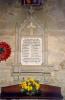 Memorial plaque