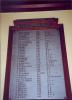 War Memorial plaque