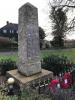 Ickleton War Memorial oblique