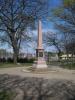 The memorial in situ