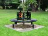 Memorial garden bench a