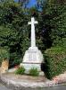 Cross, plinth, and base
