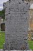 Close up of Corser Family Grave
