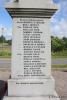 Bower Parish War Memorial - Inscription on plinth (3 o'clock face)