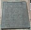 Barwick Cross - centre plaque - dedication