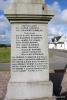 Bower Parish War Memorial - Inscription on plinth (12 o'clock face)