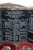 Kinloch War Memorial, Isle of Lewis - names