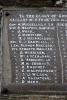 Island of Benbecula War Memorial - WW1 names