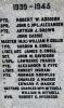 World War II Names  - left hand panel