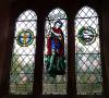 Window commemorating Major W. G. Usher in  St George's Church, Fovant