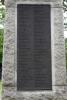 Clitheroe Serviceman WW1- Left of front- names Abell to Haden