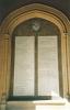 Christ Church Oxford WW1 tablets first group .