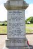 Bower Parish War Memorial - Inscription on plinth (9 o'clock face)