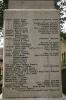 World War One names