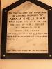 Adam Shell R.N.R. memorial tablet