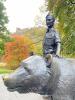 Wojtek and soldier close up