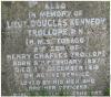 Addition to the gravestone