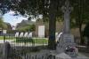 Faversham WW1 and WW2 showing setting behind original Memorial Cross
