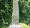 Inscription on shaft of cross on 6 O'Clock side