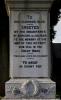 12 o'clock face - Commemorative inscription
