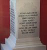 Barnham Men - 1. 16/01/2024. This is not the memorial as described. It is a wooden replica sited in St Gregory's Church nearby. There is no mention of it being a memorial, just the men's names. 