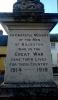 Bildeston memorial pillar detail