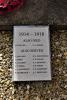 Cross - WW1 Panel Names Supplementary