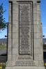 The new WW1 inscriptions beneath the originals