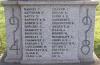 Brinsworth and Canklow War Memorial - WW1 Names 1