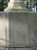 Plinth with inscription (illegible)