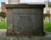 Buckden right hand memorial stone detail