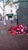 The Cenotaph, post 2015, without railings and showing the location of the 2 VC Paving Stones
