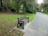 Coventry WMP - Rowland Whitehouse - Plaque on park bench