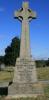 Cross on two step pedestal WW2.