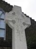 Close up of the carving on the cross