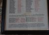 A view of the lower part of the Roll of Honour showing the names of those who died and the main part of the dedication St Giles Church West Dorset