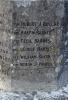 A view of the face of the base showing the first group of names of those from Whitechurch and St Gabriels who died in WW1