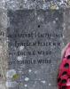 A view of the face of the base showing the last group of names of those from Whitechurch and St Gabriels who died in WW1