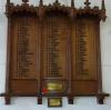 The main memorial on the north wall of the nave of St Mary's Church , Bridport , Dorset