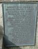 Bronze plaque on the memorial base with the fifth group of WW1 names St Mary's Church Bridport Dorset