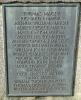 Bronze plaque on the memorial base with the sixth group of WW1 names St Mary's Church Bridport Dorset